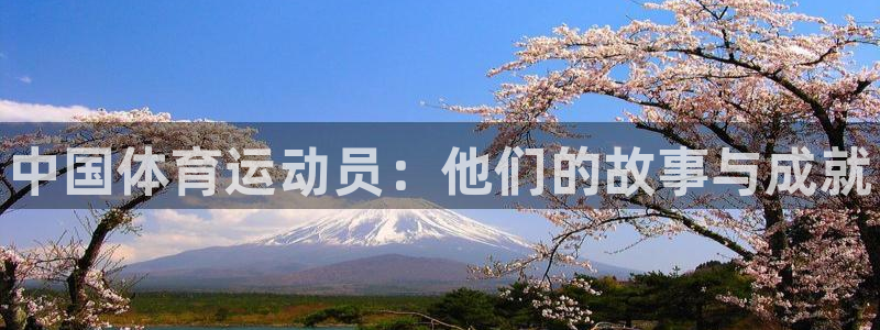 vsport体育官网下载软件:中国体育运动员:他们的故事与成